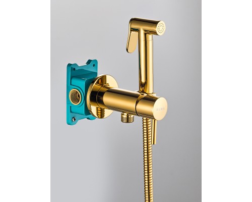 Гигиенический душ со смесителем BENITO AL-859-08  золотой