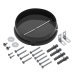 Maunfeld Clyde 50 Glass Black