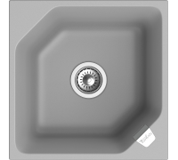 Rivelato LOCUS 50 1-чаш 500*500 grigio metallizzato