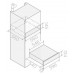 Elica VIRTUS WARM DRAWER 60 PP BL