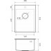 Rivelato RINOX 3850 нерж.сталь 1 чаша 380*500*200 мм