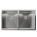 Rivelato RINOX 7444 U2 нерж.сталь 2 чаши 740*440*200 мм