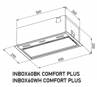 Meferi INBOX60BK COMFORT PLUS
