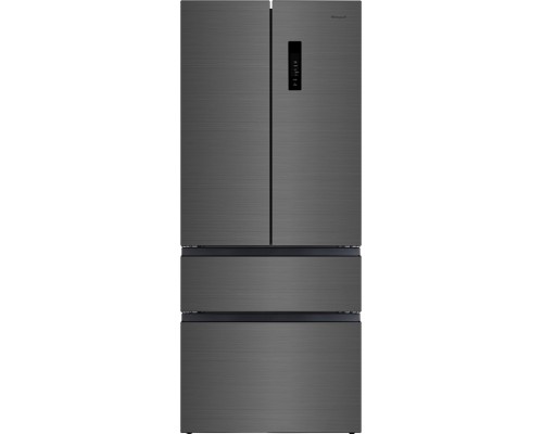 Weissgauff WFD 450 Built-in Inverter NoFrost Dark Inox