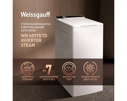 Weissgauff WM 40970 TD Inverter Steam