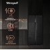 Weissgauff WSBS 500 Inverter NoFrost Black Glass