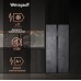 Weissgauff WSBS 500 Inverter NoFrost Rock Glass