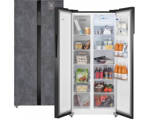Weissgauff WSBS 500 Inverter NoFrost Rock Glass