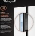 Weissgauff WSBS 500 Inverter NoFrost White Glass