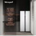 Weissgauff WSBS 500 Inverter NoFrost White Glass