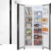 Weissgauff WSBS 500 Inverter NoFrost White Glass