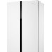Weissgauff WSBS 500 Inverter NoFrost White Glass