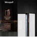 Weissgauff WSBS 500 Inverter NoFrost White Glass