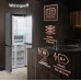 Weissgauff WCD 450 Bru Steel Glass NoFrost Inverter