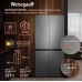 Weissgauff WCD 450 Bru Steel Glass NoFrost Inverter