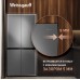 Weissgauff WCD 450 Bru Steel Glass NoFrost Inverter