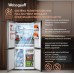 Weissgauff WCD 450 Bru Steel Glass NoFrost Inverter