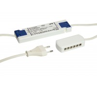 Elettroimpianti Трансформатор ELETTROIMPIANTI, 12 V, 15 W, подключение максимум 6-ти светильников