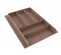 Деревянный лоток WOODLINE для столовых приборов, ширина фасада 450 мм, 374x472х49 мм, орех