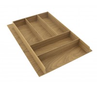 Деревянный лоток WOODLINE для столовых приборов, ширина фасада 450 мм, 332x472х49 мм, дуб