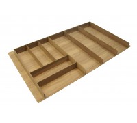 Деревянный лоток WOODLINE для столовых приборов, ширина фасада 900 мм, 785x459х49 мм, дуб