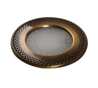 Forma e Funzione Светодиодный светильник SUN ART, 24 V, врезной, теплый, латунь