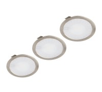Forma e Funzione Комплект из трансформатора и 3-х врезных светодиодных светильника SUN, 24V, дневной, сталь