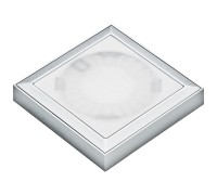 Forma e Funzione Светодиодный светильник SUN QUADROxT, 24 V, накладной, дневной, сталь