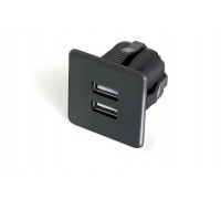 Furnika Розетка USB, врезная, черный