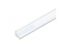 DLIGHT Светодиодный светильник ANGLE без выключателя, кабель СЛЕВА, 9.6 W/м, дневной, алюминий