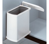 Hailo Мусорное ведро UNO (OKO FLEX) 18 л, распашной фасад 450 мм, белый