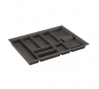 Dirks Лоток BASIC SOFT-TOUCH для столовых приборов, ширина фасада 700 мм, 619х473х58 мм, антрацит