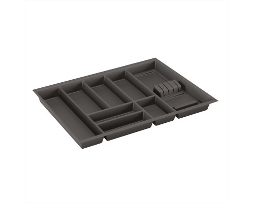 Dirks Лоток BASIC SOFT-TOUCH для столовых приборов, ширина фасада 700 мм, 619х473х58 мм, антрацит