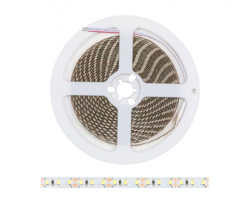 Светодиодная лента DLIGHT, ширина 8 мм, длина 5000 мм, 120 led/м, 12 V, 9.6 W/м, холодный (6500K)