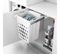 MENAGE CONFORT Корзина COMPACT для хранения белья 50 л, распашной фасад 480 мм, белый
