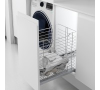 MENAGE CONFORT Корзина RUBI для хранения белья 65 л, выдвижной фасад 450 мм, хром