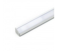DLIGHT Светодиодный светильник COR без выключателя, кабель СПРАВА, 9.6 W/м, холодный, алюминий