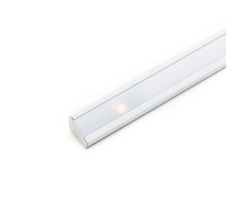 DLIGHT Светодиодный светильник ANGLE MASTER с сенсорным выключателем СПРАВА, 9.6 W/м, холодный, алюминий