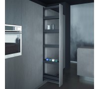 SIGE Система LEVEL PRO, выдвижной фасад 150 мм, высота 1880-2180 мм, антрацит