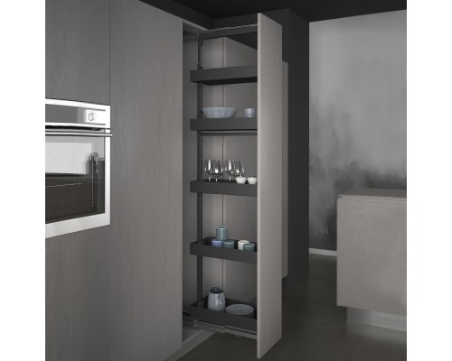 SIGE Система LEVEL PRO, выдвижной фасад 300 мм, высота 1615-1915 мм, антрацит