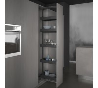 SIGE Система LEVEL PRO, выдвижной фасад 300 мм, высота 1880-2180 мм, антрацит