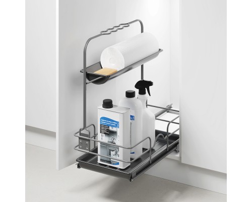 Duslar Система CLEANER, распашной фасад от 350 мм, антрацит