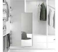 MENAGE CONFORT Выдвижное поворотное зеркало LEXY, 480х50х1405 мм, антрацит