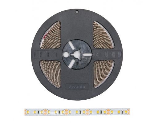 Светодиодная лента DLIGHT, ширина 8 мм, длина 10000 мм, 120 led/м, 12 V, 9.6 W/м, теплый (3000K)