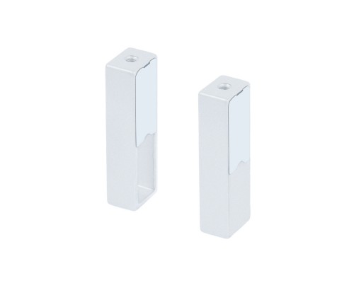 Plastimodul Комплект из держателей с заглушками для штанги DIAS, крепление к полке или боковине, белый