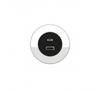 ASA Розетка VERSADOT USB, врезная, белый