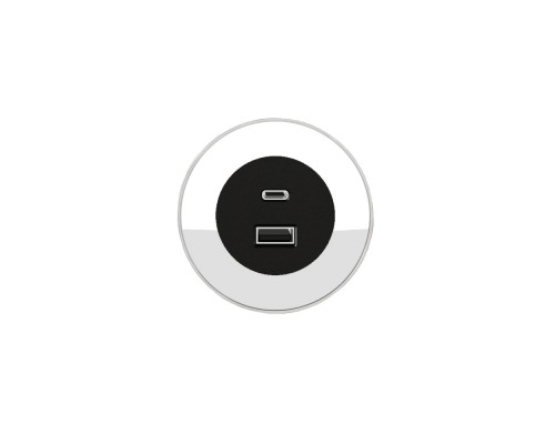 ASA Розетка VERSADOT USB, врезная, белый
