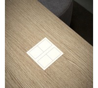ASA Розетка VERSAHIT USB, врезная, белый