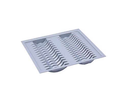 Duslar Лоток TRAY для тарелок, ширина фасада 600 мм, 518х472х60 мм, серый