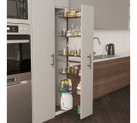 Duslar Система TALL WALL с 6 корзинами 229 мм, высота 1520 мм, выдвижной фасад от 300 мм, антрацит